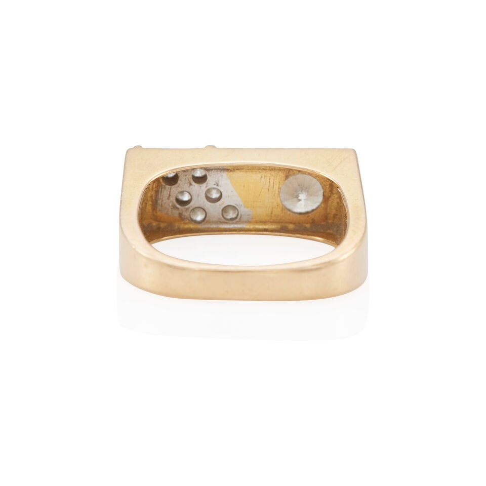 18K GOLD AND DIAMOND RING - 2