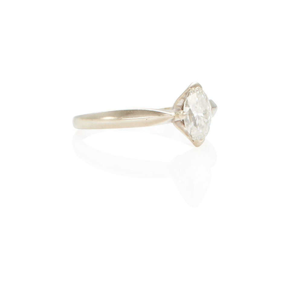 14K GOLD AND DIAMOND RING - 2