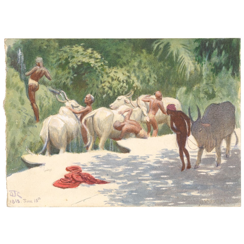 Oswald Couldrey (British 1882-1958) An album containing thirty views of Ceylon from 1915 - 1916 - 11