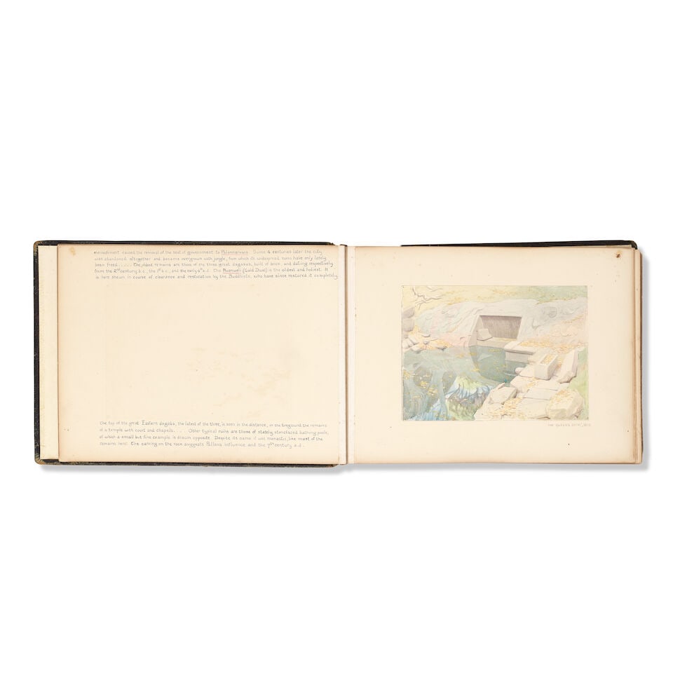 Oswald Couldrey (British 1882-1958) An album containing thirty views of Ceylon from 1915 - 1916 - 17