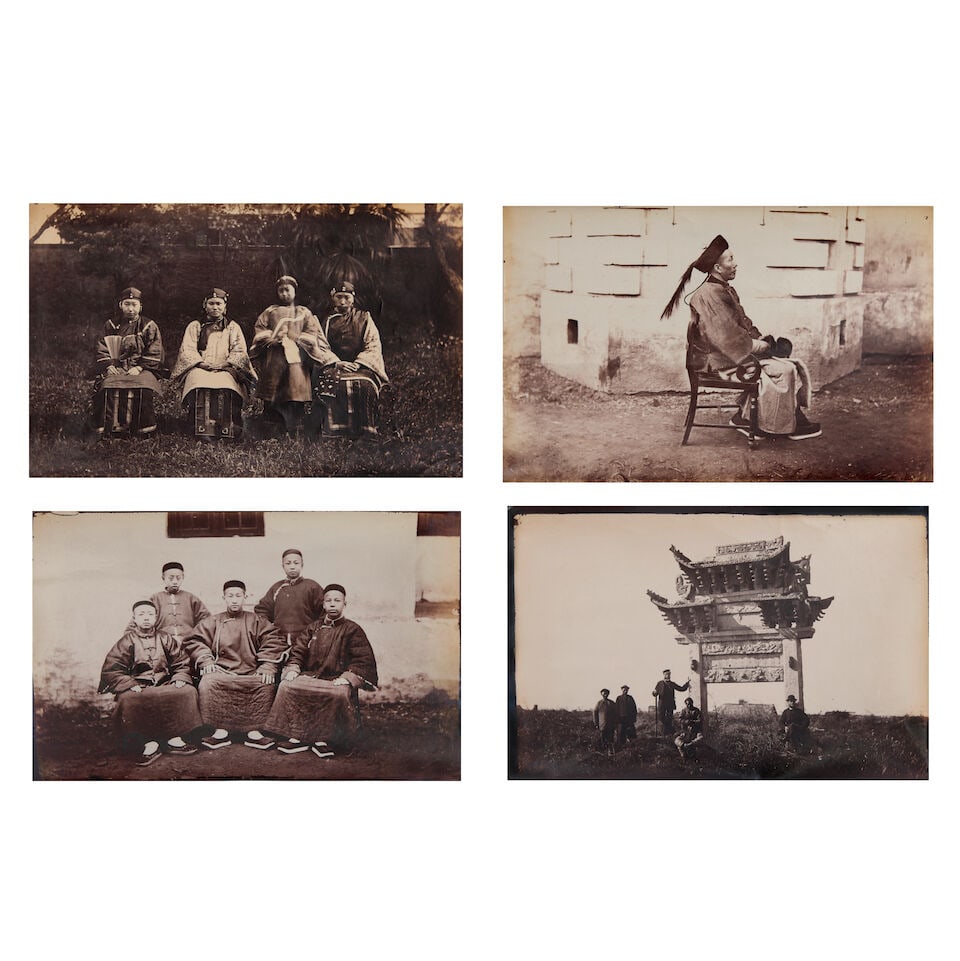 CHINA Fine group of views (12) and portrait/groups (5), [1870s] - 2