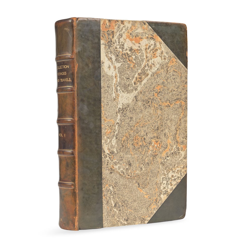 CHURCHILL (AWNSHAM AND JOHN) A Collection of Voyages and Travels... in Six Volumes, 8 vol., pri... - 2