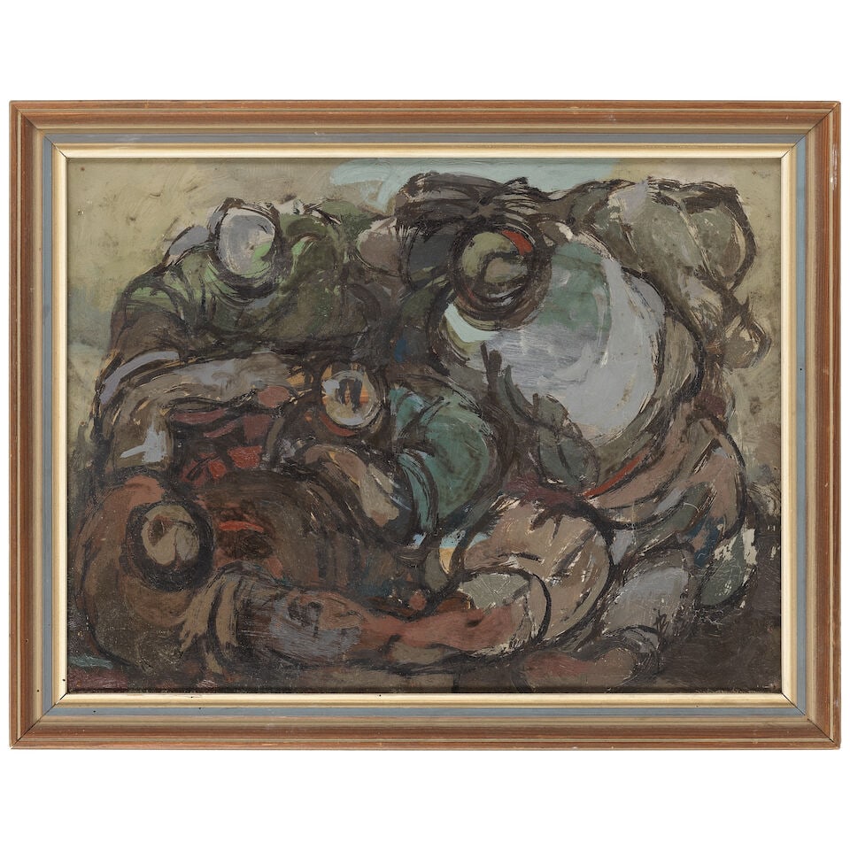 Ibrahim Hussein (Malaysian, 1936-2009) Abstract figures - 2