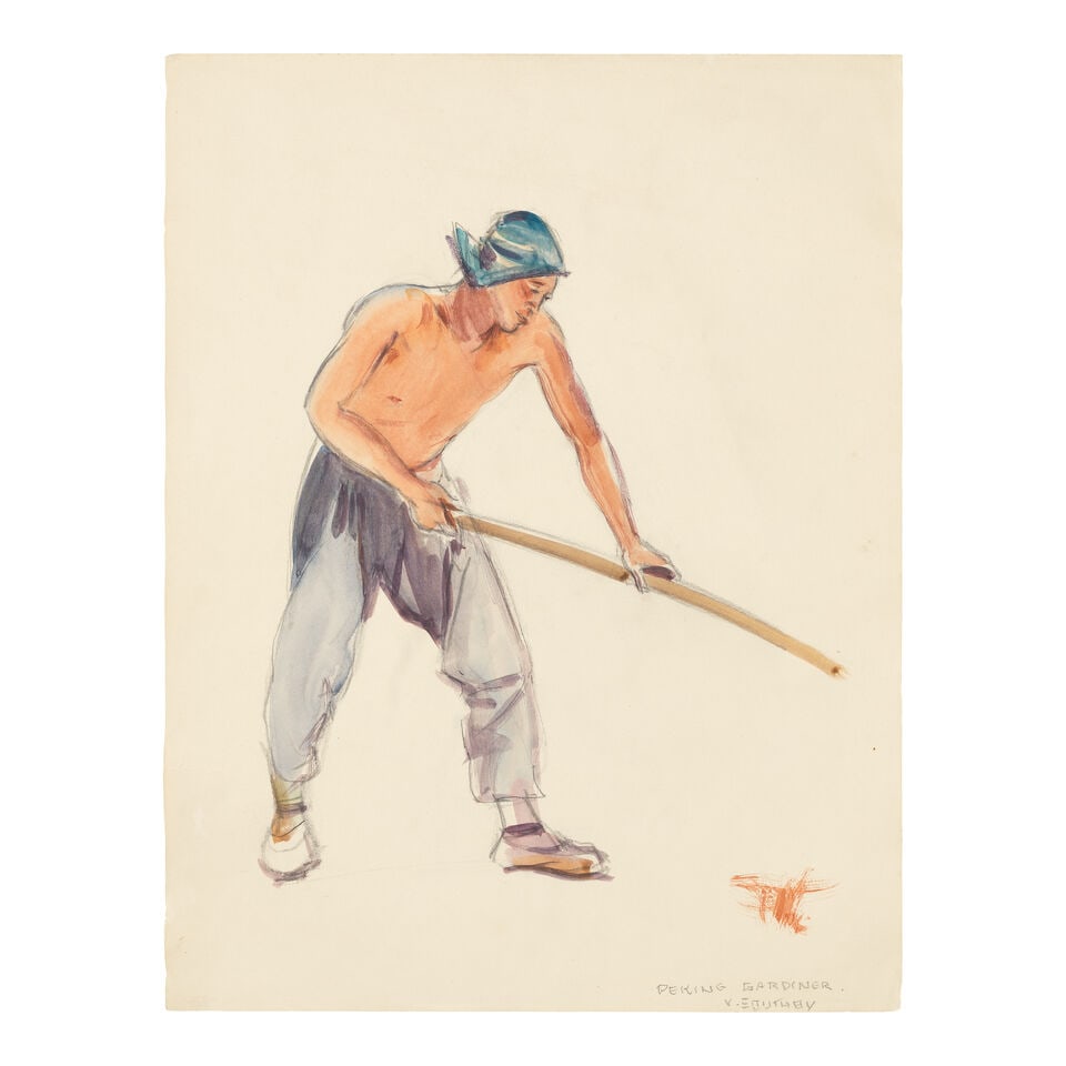 Vera Southby (British, 1895-1987) A Peking Gardener; A Yunnanese lady, a set of two. Together wi... - 2