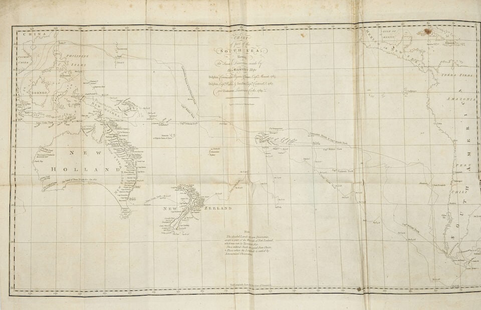 COOK (JAMES) HAWKESWORTH (JOHN) An Account of the Voyages Undertaken by the Order of His Presen... - 5