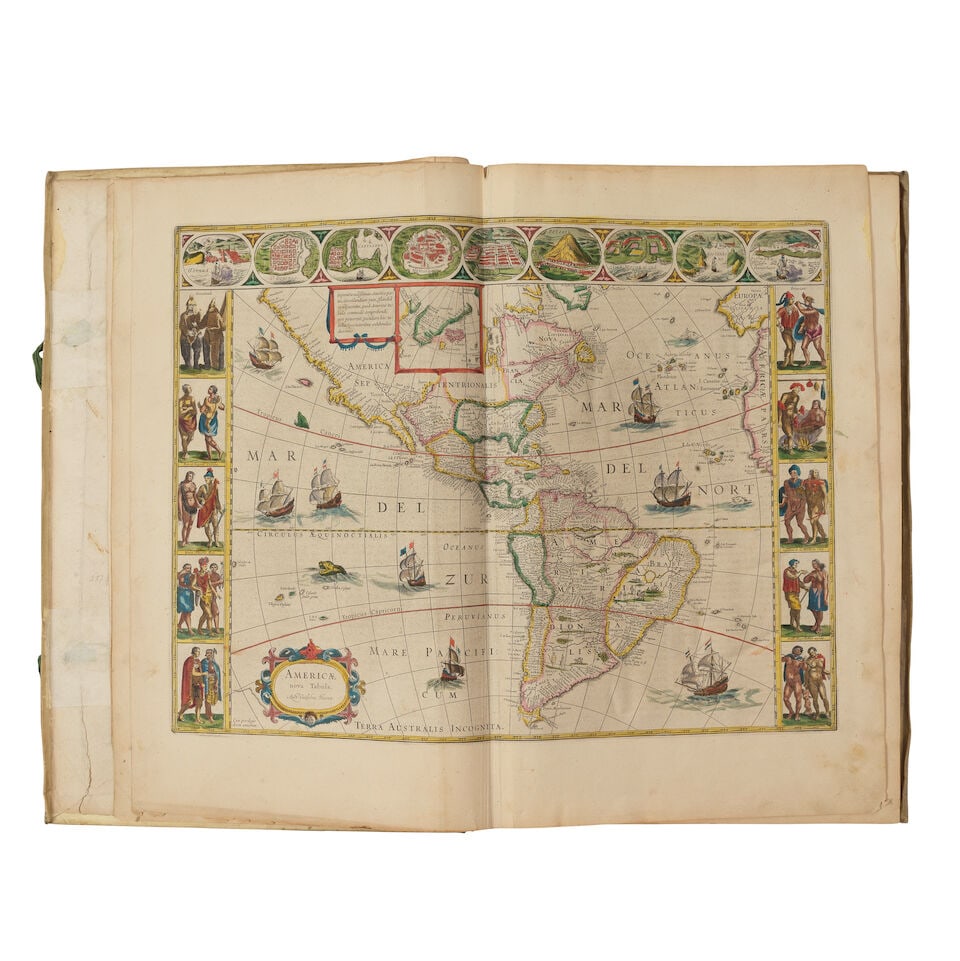 BLAEU (JAN) [Atlas maior] Nuevo Atlas o Teatro del Mundo, vol. 1-7 and 10 FIRST EDITION IN SPANI... - 4