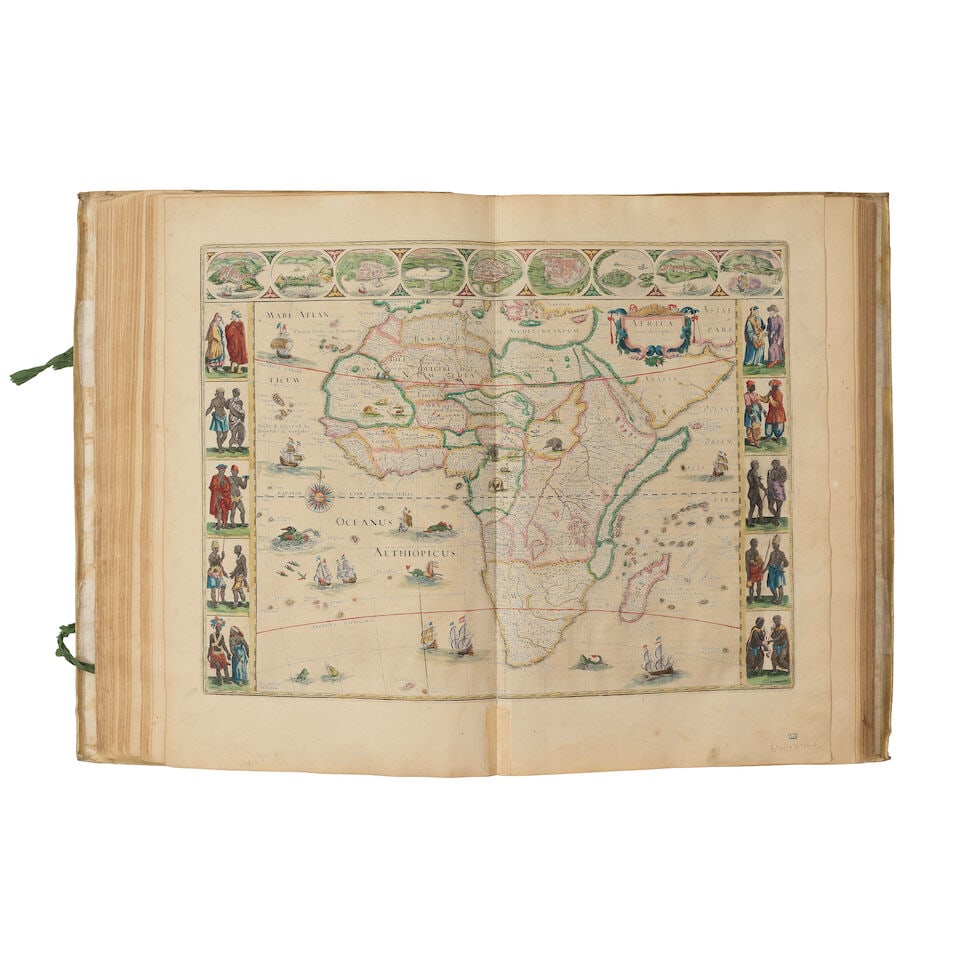 BLAEU (JAN) [Atlas maior] Nuevo Atlas o Teatro del Mundo, vol. 1-7 and 10 FIRST EDITION IN SPANI... - 9