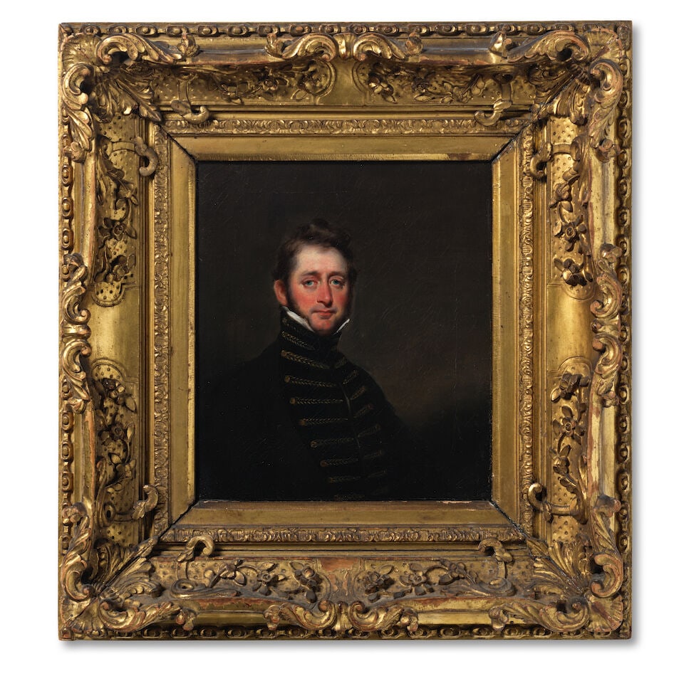 Lamqua (Chinese, active 1805-1830) Portrait of Captain Joseph Dudman (Together with an engraving... - 2