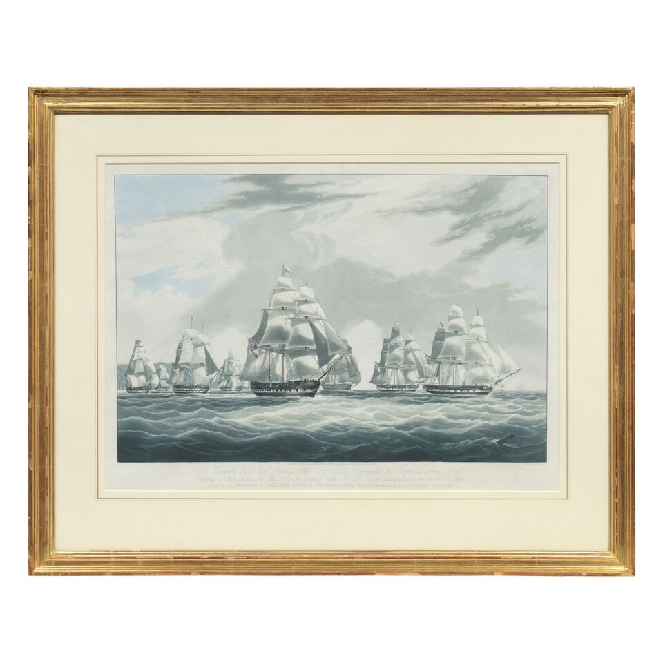 Lamqua (Chinese, active 1805-1830) Portrait of Captain Joseph Dudman (Together with an engraving... - 5