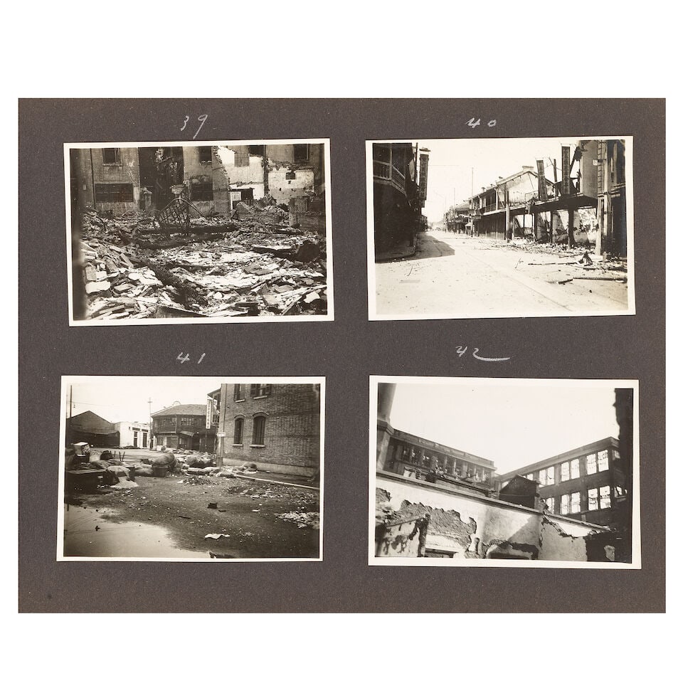 SHANGHAI - [AH FONG STUDIOS] The Sino-Japanese Hostilities 1937. Shanghai, 200 vintage photos in... - 3