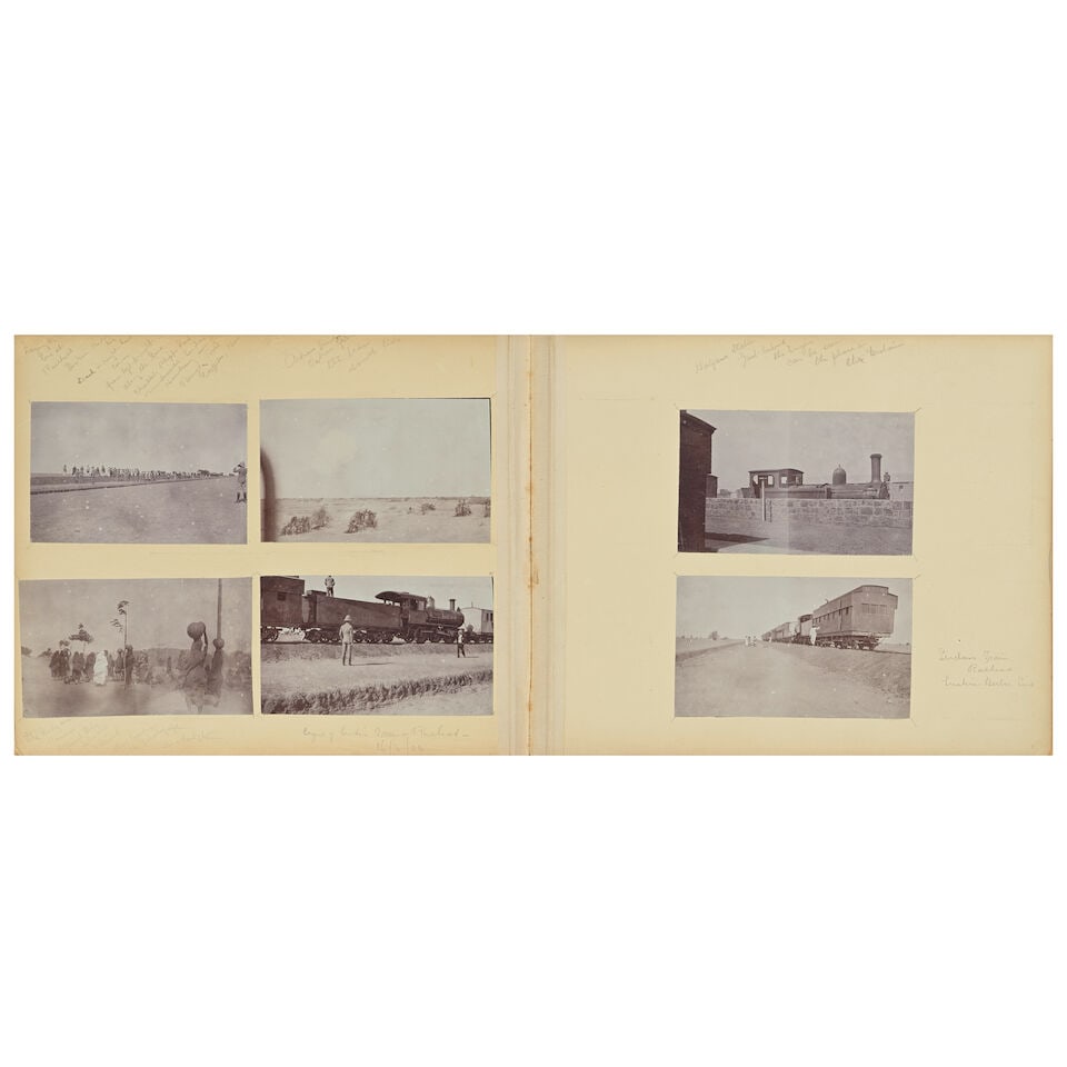 SUDAN - PHOTOGRAPHY Two albums of views and life Sudan, relating to the career of Colonel Willia... - 2