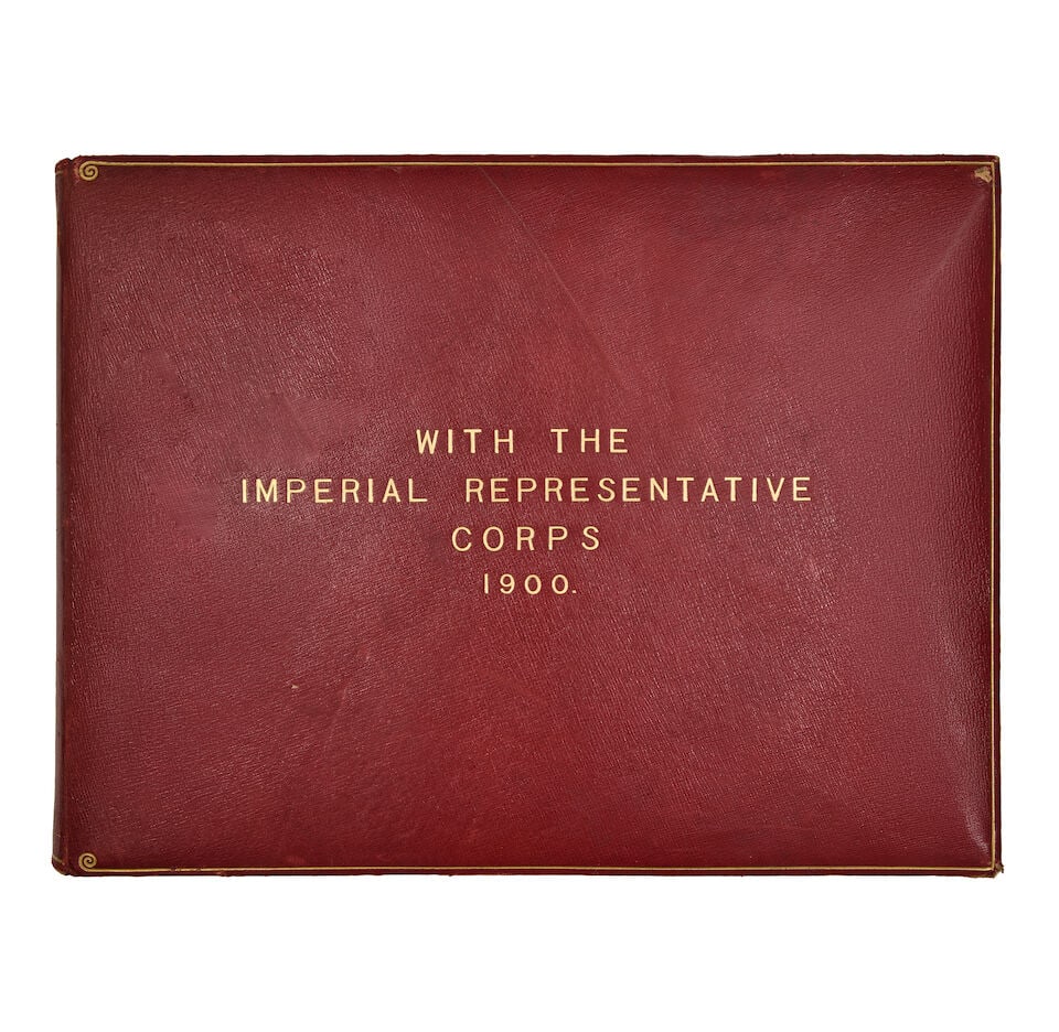 AUSTRALIA - NEW SOUTH WALES 'With the Imperial Representative Corps 1900', an album of 40 very l... - 2