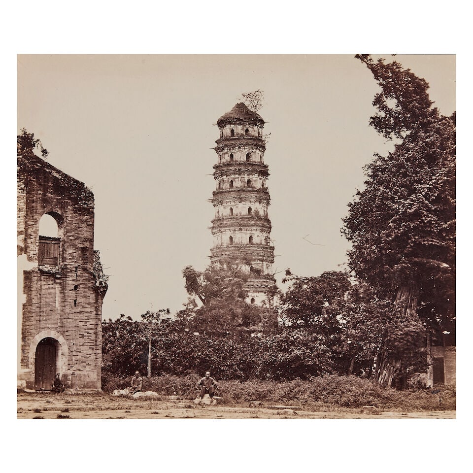 CHINA - CANTON/GUANGZHOU Twenty views of ancient buildings in Canton [Guangzhou], including the ... - 5