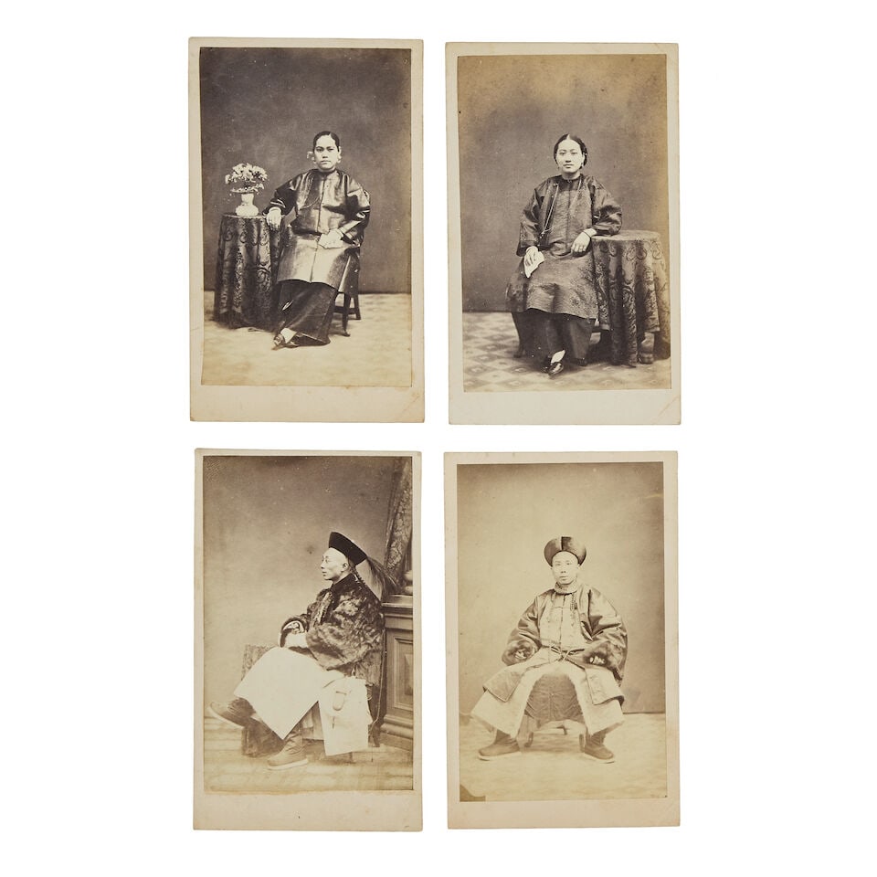 CHINA - CARTES-DE-VISITE A collection of 21 photo cartes-de-visite portraits of Chinese sitters,... - 3