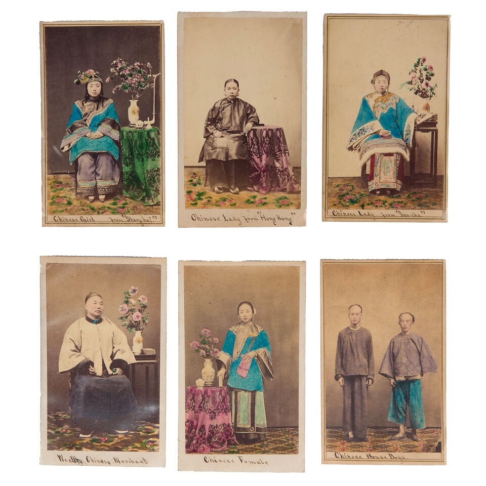 CHINA - CARTES-DE-VISITE A collection of 37 photo cartes-de-visite portraits of Chinese sitters ... - 2