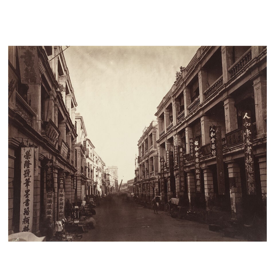 CHINA - HONG KONG A group of ten good Hong Kong street scenes (including Queen Street, Wellingto... - 2