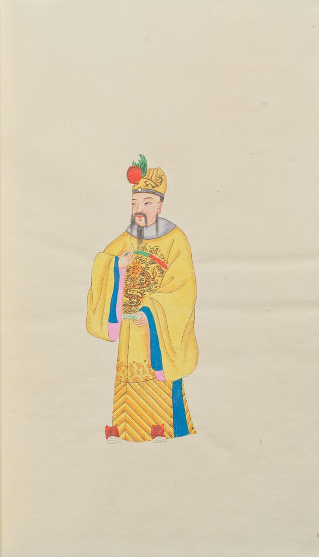 CHINA - COSTUME Chinese Costumes. Illustrations Hand Painted, Beijing, The Chinese Painting Asso... - 2