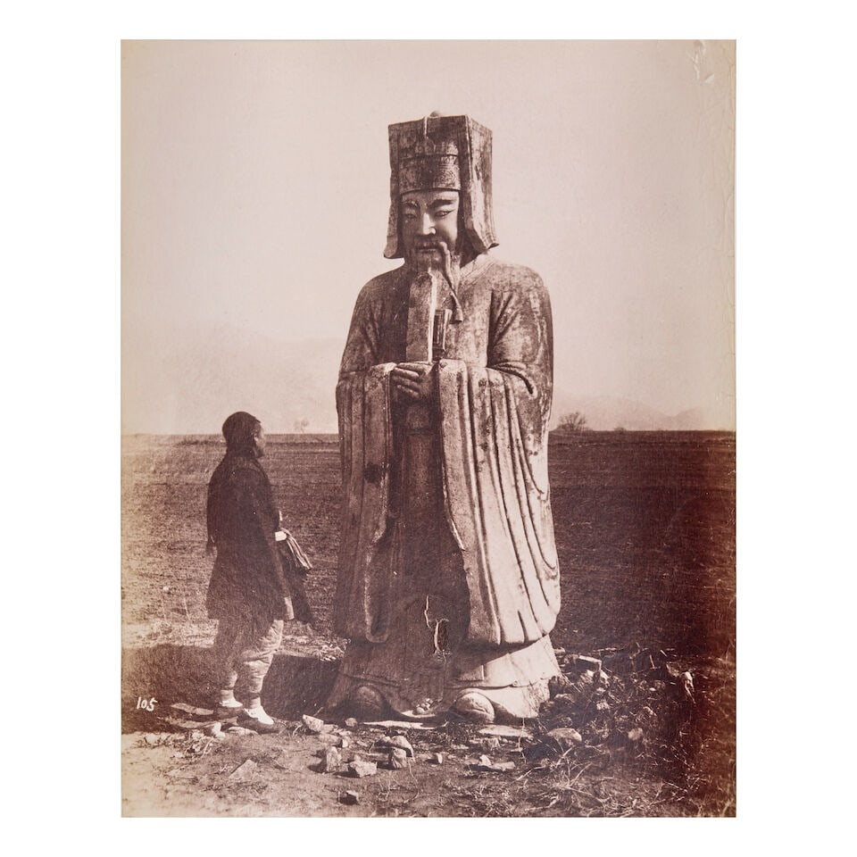 CHINA - SACRED WAY, NEAR BEIJING Eight fine views of the giant statues (elephants, horse, camel,... - 4
