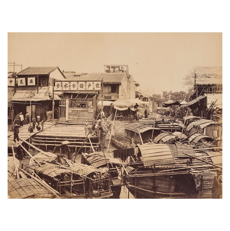 CHINA - CANTON/GUANGZHOU Twenty-two views of Canton [Guangzhou], including canals, sea front and... - 3