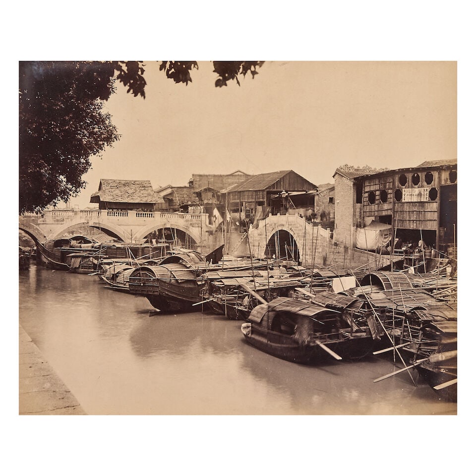 CHINA - CANTON/GUANGZHOU Twenty-two views of Canton [Guangzhou], including canals, sea front and... - 6