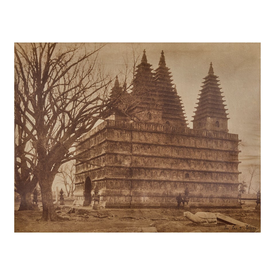 CHINA - BEIJING Sixteen views of the Imperial Summer Palace and environs, near Beijing, [1870s/8... - 5