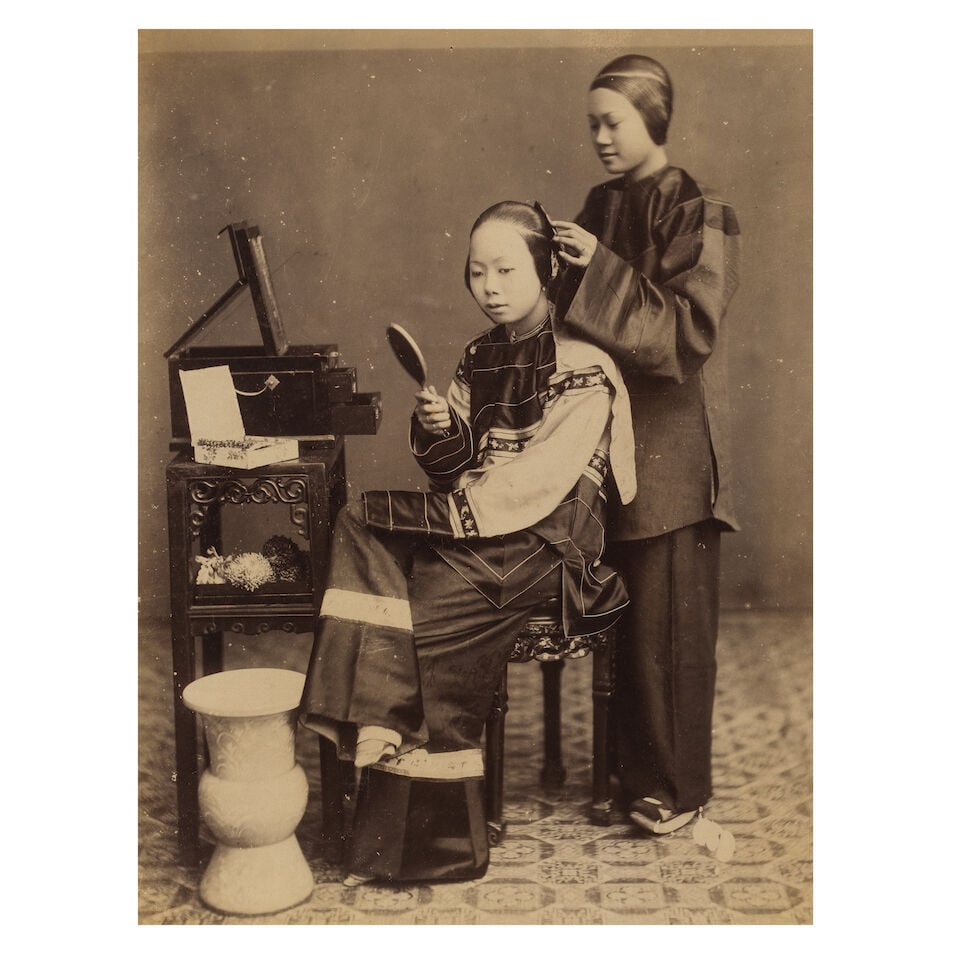 CHINA - PORTRAITS AND TYPES A group of twelve portraits, types and genre scenes, c.1880-1900 (12) - 5