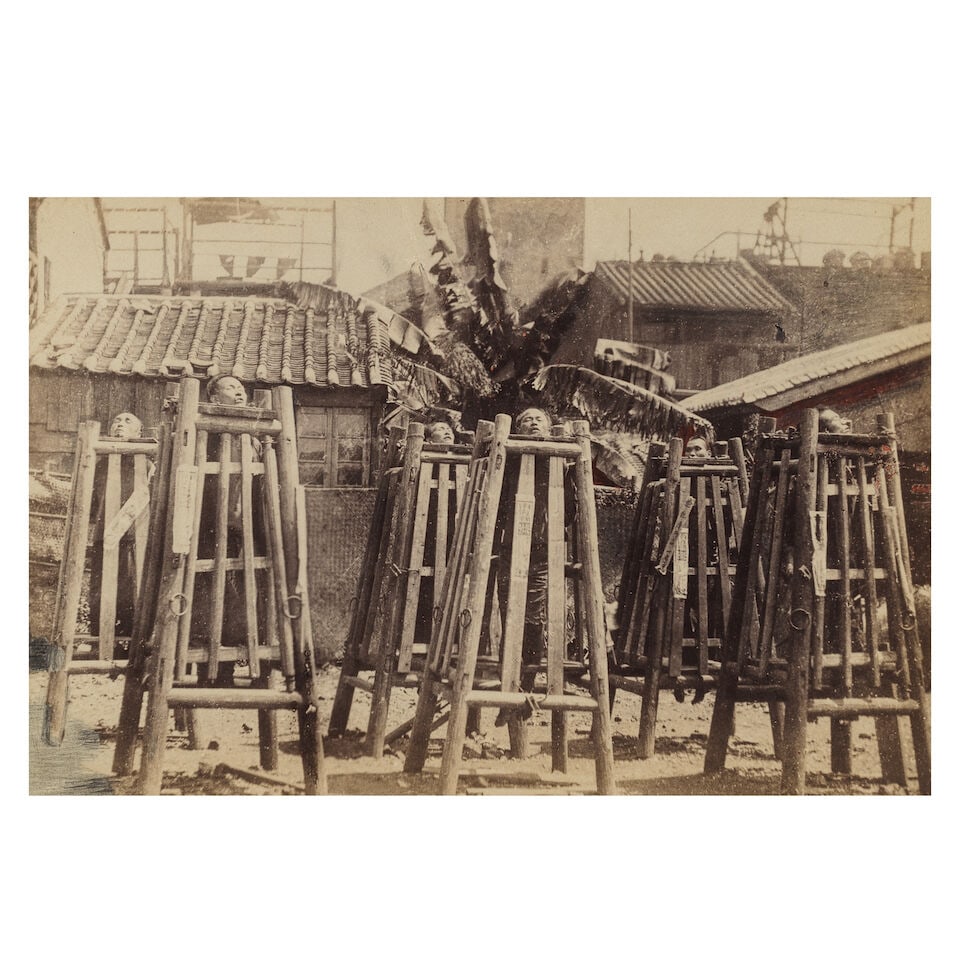 CHINA SAUNDERS (WILLIAM) 'Chinese official's (Mandarin's) procession' (2 copies, c.1870-1900 (5) - 3