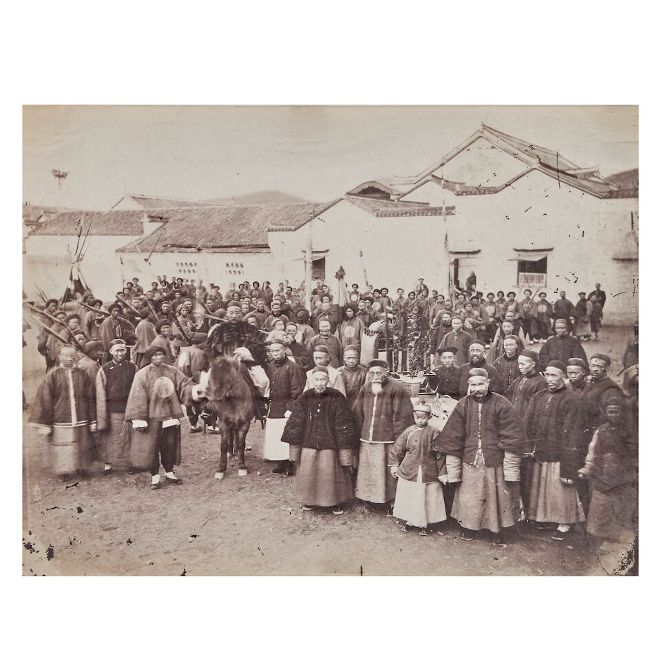 CHINA - MILITARY Three views, comprising 'General Pao Chao [Bao Chao] at the service of the troo... - 2