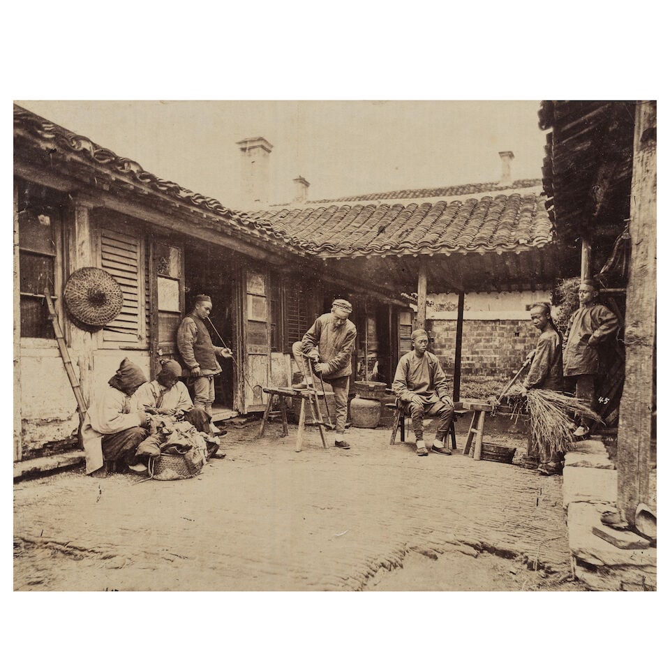 CHINA SAUNDERS (WILLIAM) and others. Group of 11 trades or genre scenes, of which seven attribut... - 7