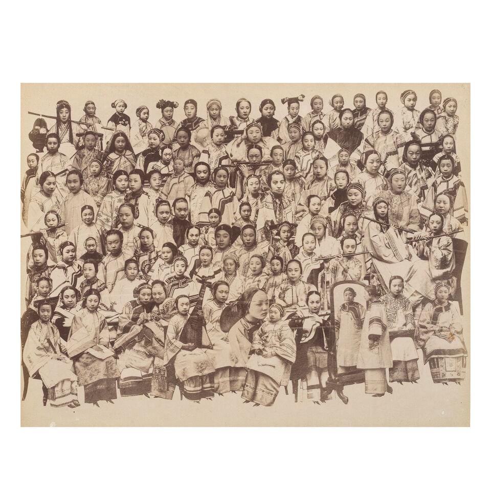 CHINA Two collage photo images of young Chinese women (approx. 100 in in one, approx. 60 in othe... - 4
