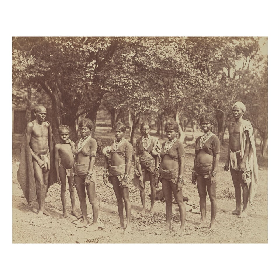 INDIA BOURNE (SAMUEL) and others. Views (and several portrait groups) of India, and Sri Lanka (3... - 2