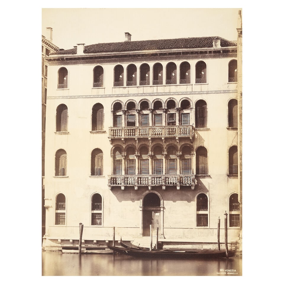 ITALY- NAYA (CARLO) Album of 144 albumen print views of Venice, [1880s; and another album, Italy... - 3