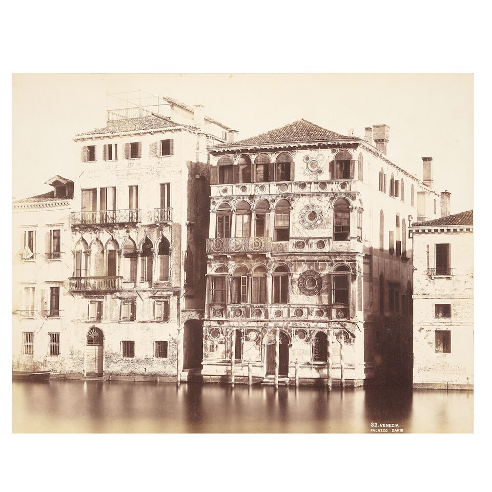 ITALY- NAYA (CARLO) Album of 144 albumen print views of Venice, [1880s; and another album, Italy... - 4
