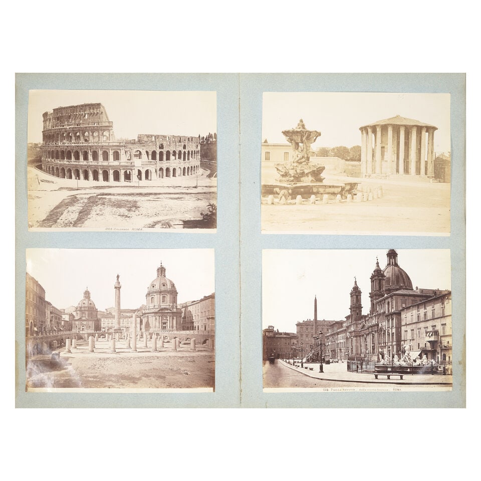 ITALY- NAYA (CARLO) Album of 144 albumen print views of Venice, [1880s; and another album, Italy... - 5