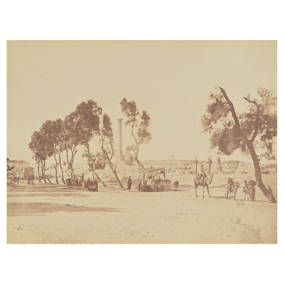 EGYPT, SRI LANKA, AND MIDDLE EAST--PAIER (CHRISTIAN) and others. Views of Egypt etc., 1860s-80s ... - 4