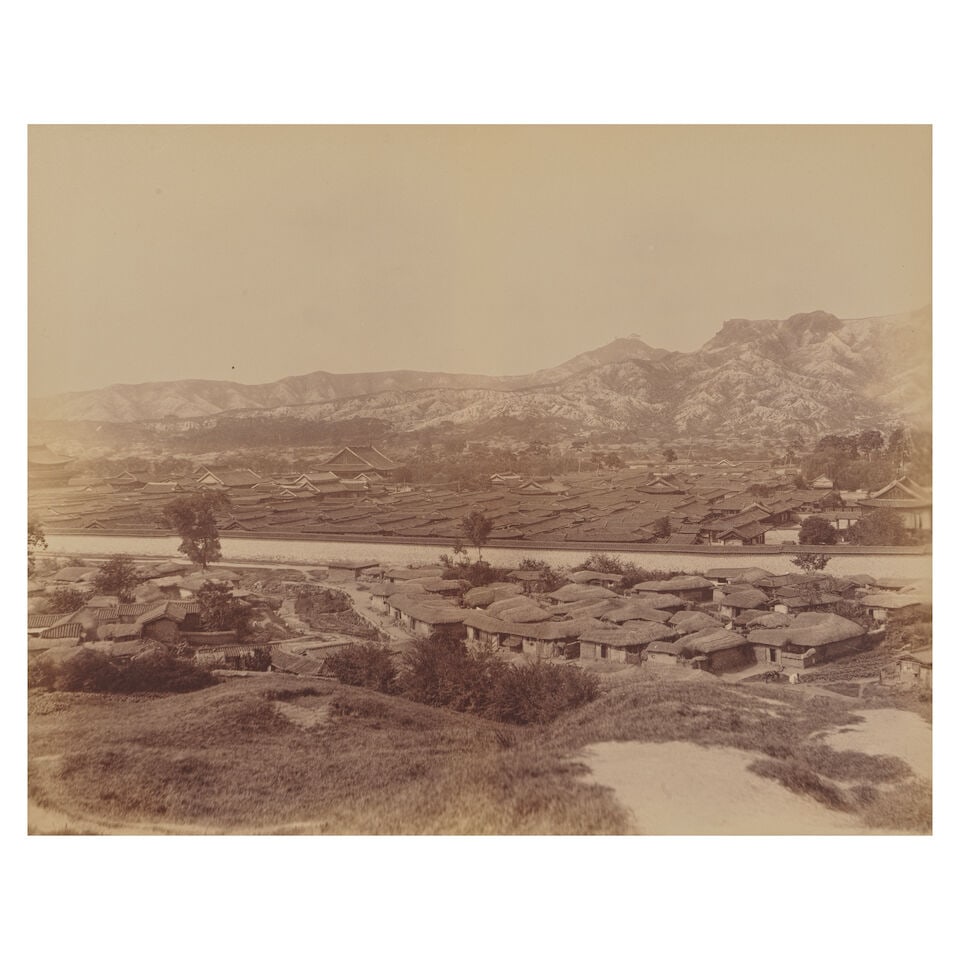 KOREA A collection of 16 portraits, street groups, or views of Korea, [1890s] - 4