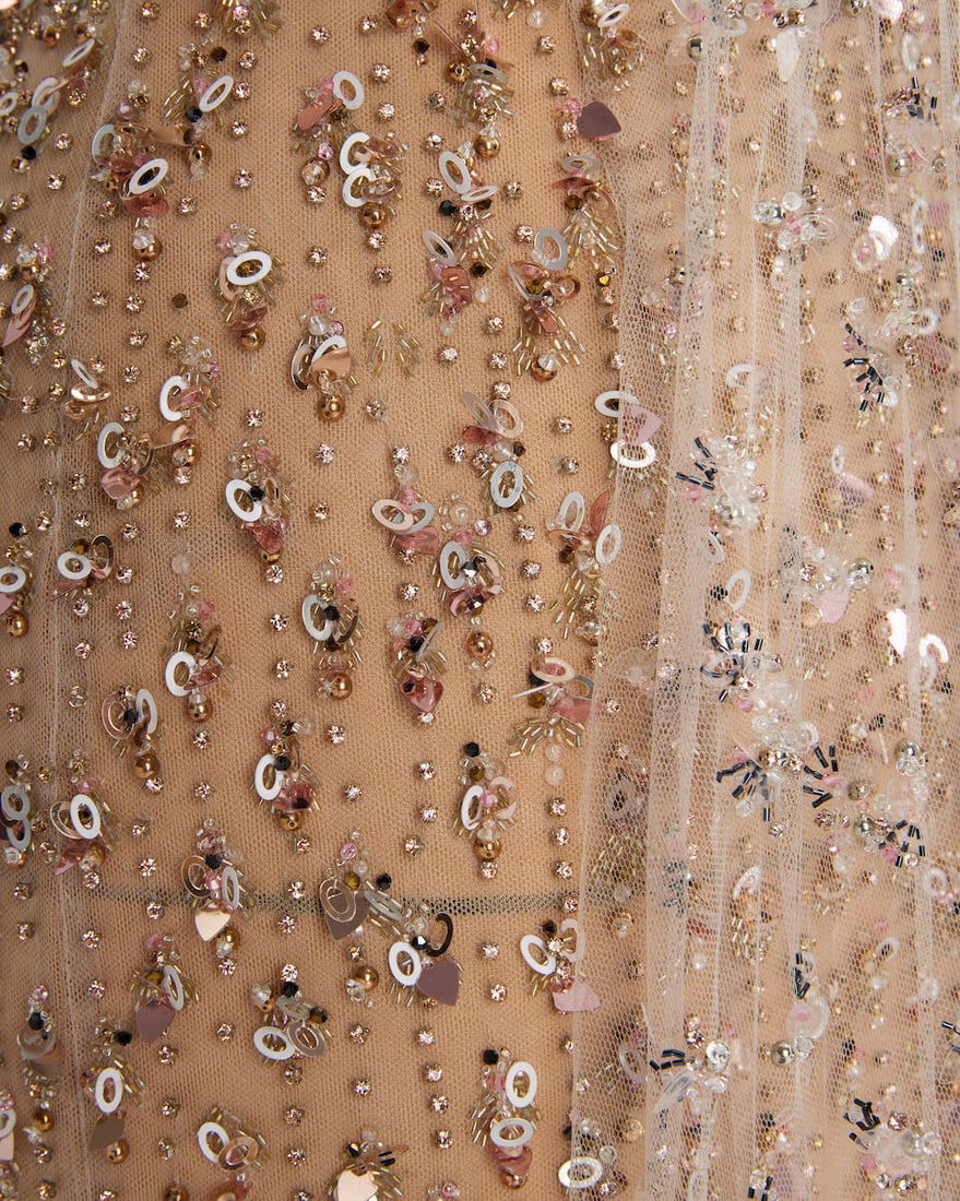 Ralph & Russo Haute Couture: Blush Sheer Tulle Gown Spring/Summer 2017, Runway Look 39 - 3