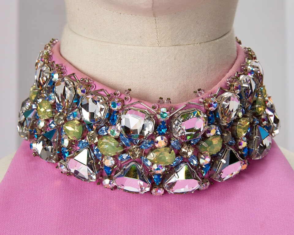 Ralph & Russo Haute Couture: Bubblegum Pink Silk Jumpsuit Spring/Summer 2019, Runway Look 31 - 2