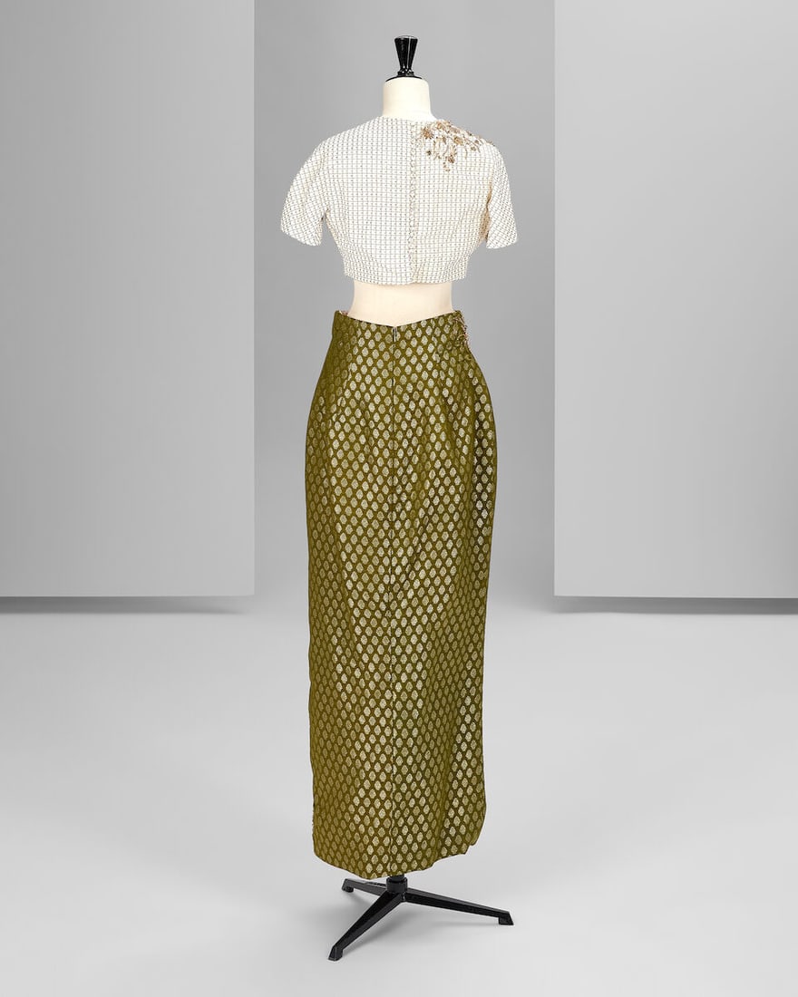 Ralph & Russo Haute Couture Exclusive: Olive Green Skirt and Top - 2