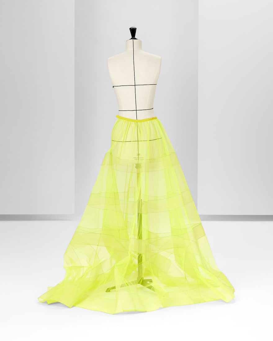 Ralph & Russo Haute Couture Exclusive: Lime Green Tulle Skirt - 2