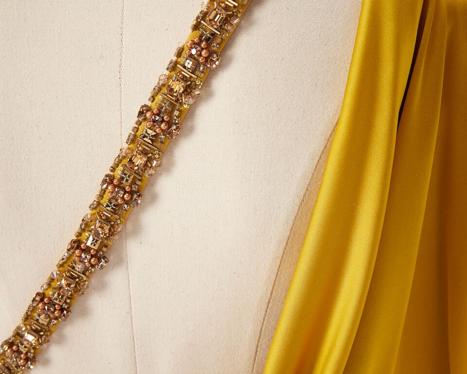 Ralph & Russo Haute Couture Exclusive: Mustard Silk Gown - 2