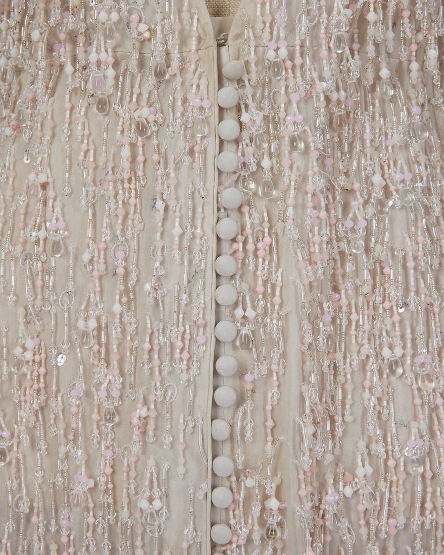 Ralph & Russo Haute Couture Exclusive: White Embroidered Tulle Gown - 2