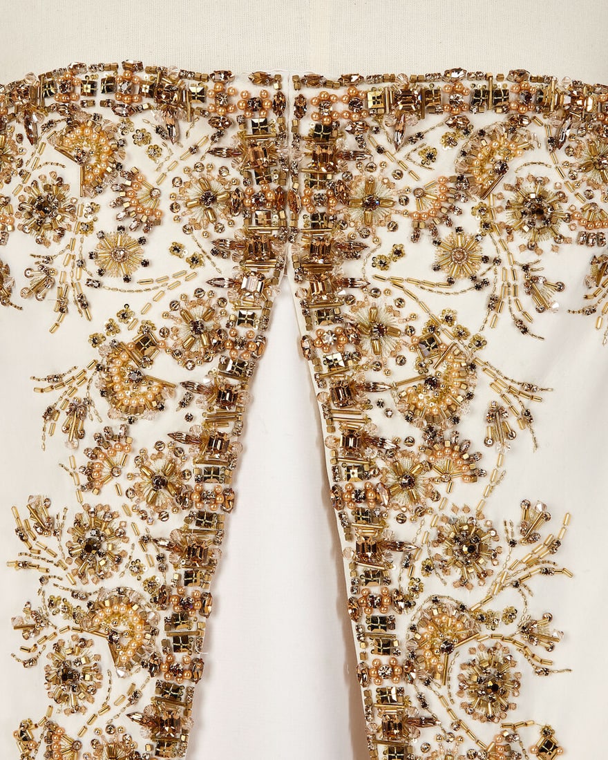 Ralph & Russo Haute Couture: Embellished White Silk Strapless Gown Spring/Summer 2017, Runway Lo - 2