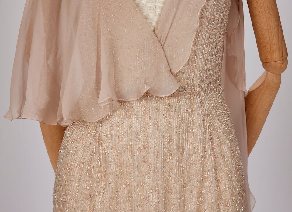 Ralph & Russo Haute Couture: Rose Gold Organza Gown Spring/Summer 2017, Runway Look 32 - 2