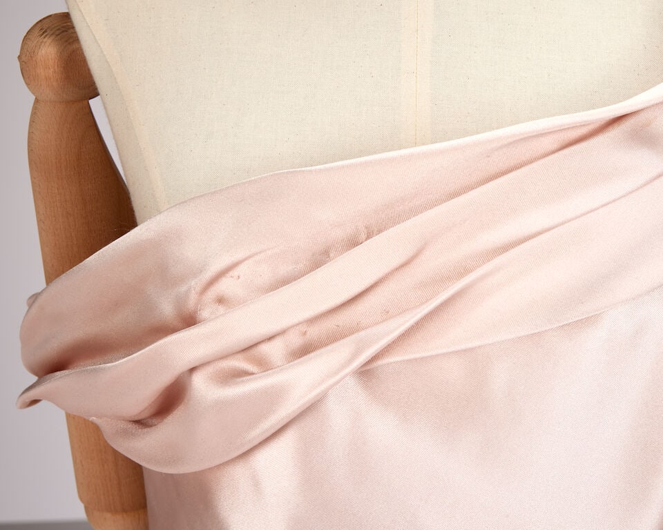 Ralph & Russo Haute Couture Exclusive: Champagne Pink Satin Gown - 2