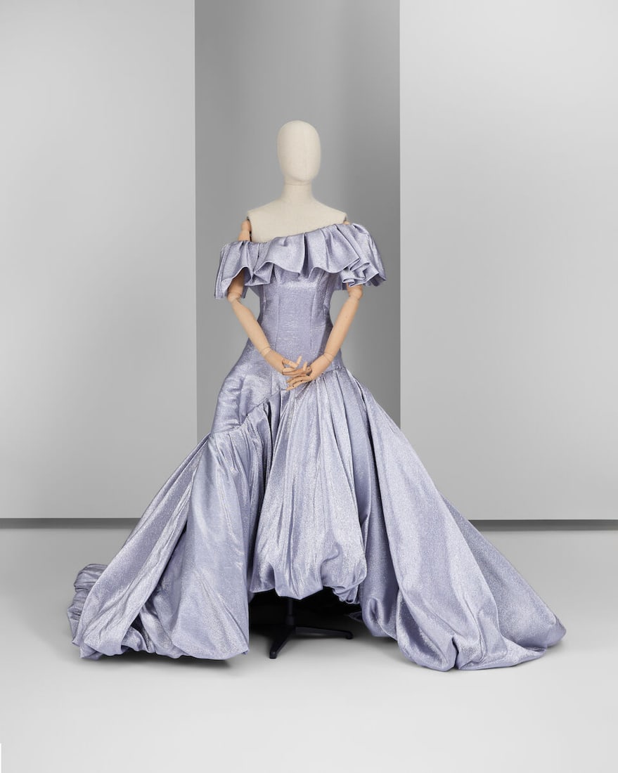 Ralph & Russo Haute Couture: Metallic Lavender Ballgown Spring/Summer 2019, Runway Look 52 (1 of 3)