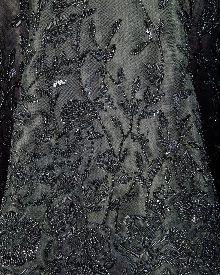 Ralph & Russo Haute Couture Exclusive: Black Silk Gazar Cocktail Dress Spring/Summer 2014, Runwa - 2