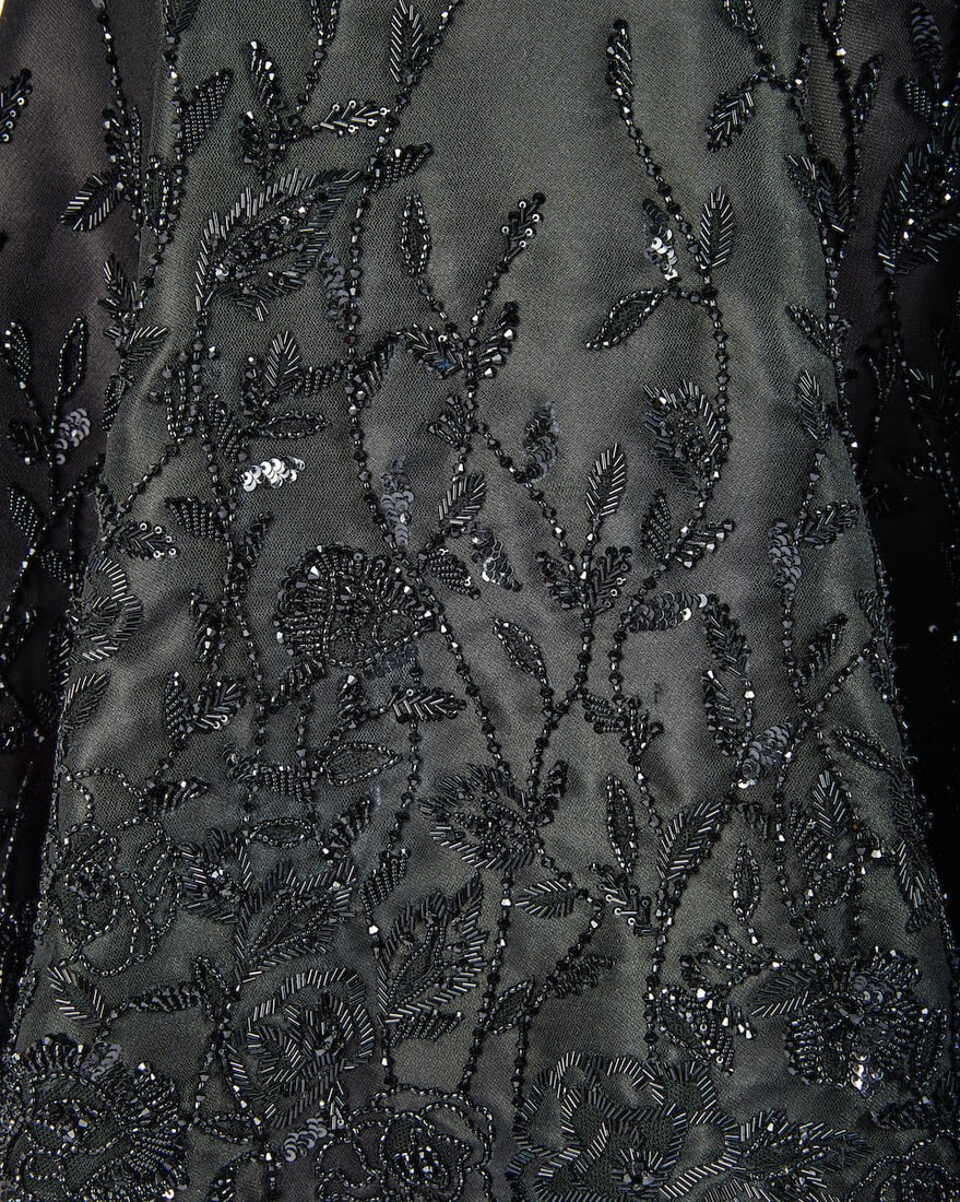 Ralph & Russo Haute Couture Exclusive: Black Silk Gazar Cocktail Dress Spring/Summer 2014, Runwa - 3