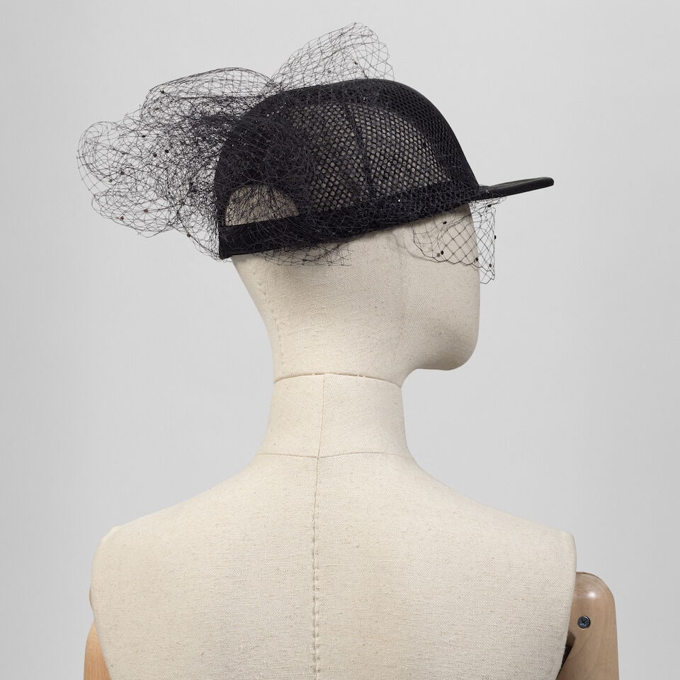 Ralph & Russo Haute Couture: Two Caps with Veil & a Collection of Plastic Visors - 3