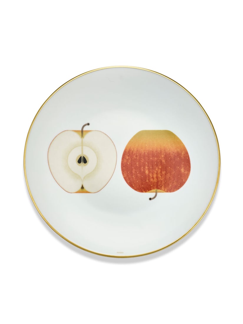 (NO RESERVE) HERMÈS: A SET OF 9 KAORUMI PORCELAIN DESSERT PLATES (Includes boxes) - 4